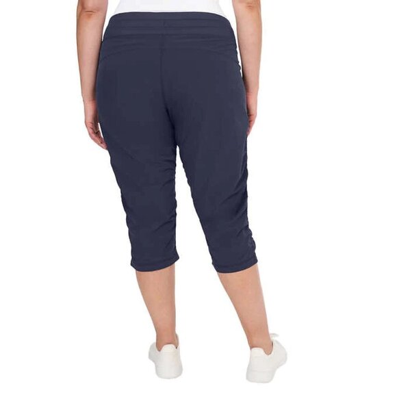 NEW Kirkland Signature Active Capris | Navy - Picture 4 of 8